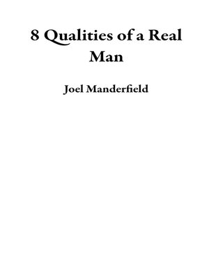 cover image of 8 Qualities of a Real Man